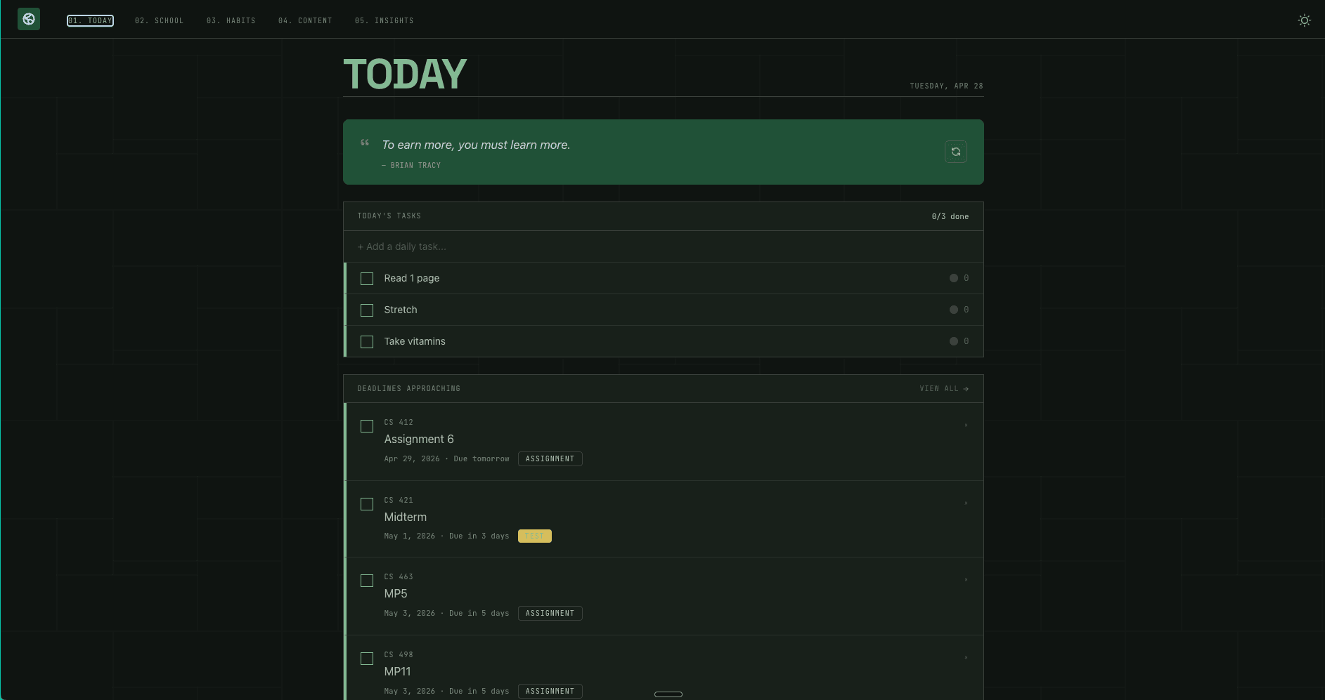 Life Tracker